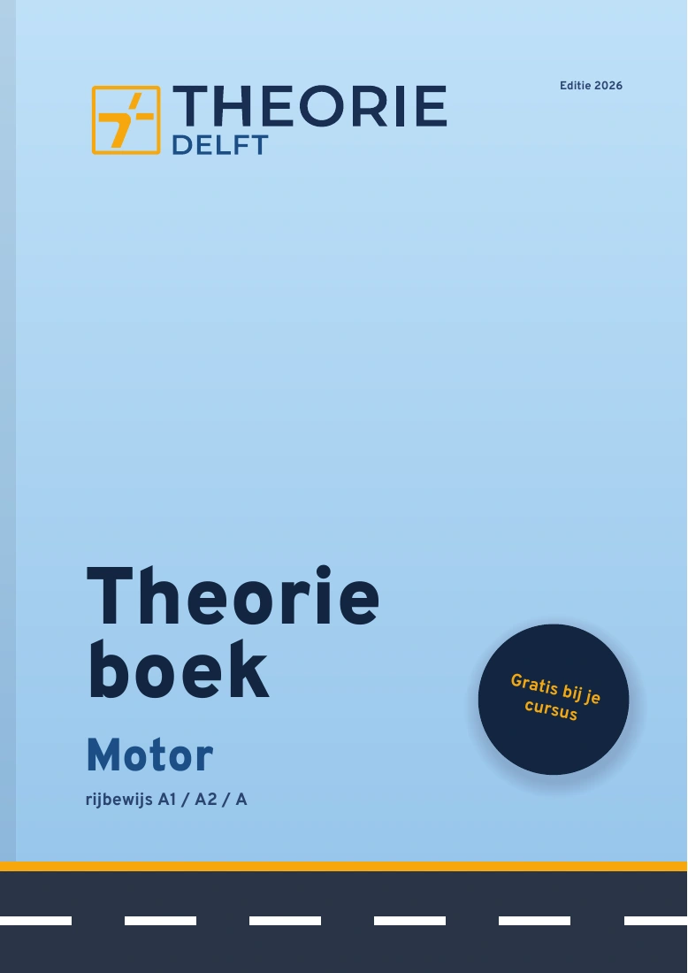 Omslag Theorieboek Motor, rijbewijs A