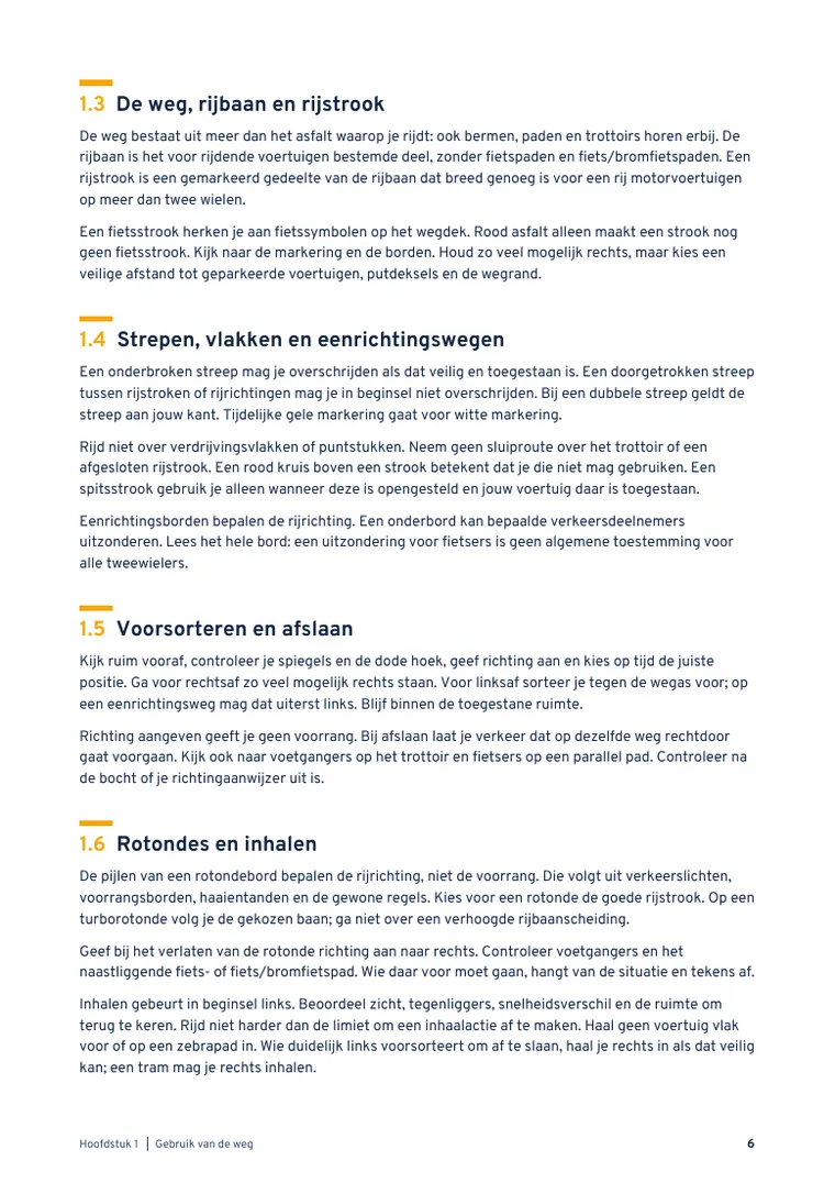 Pagina 6 uit Theorieboek Motor