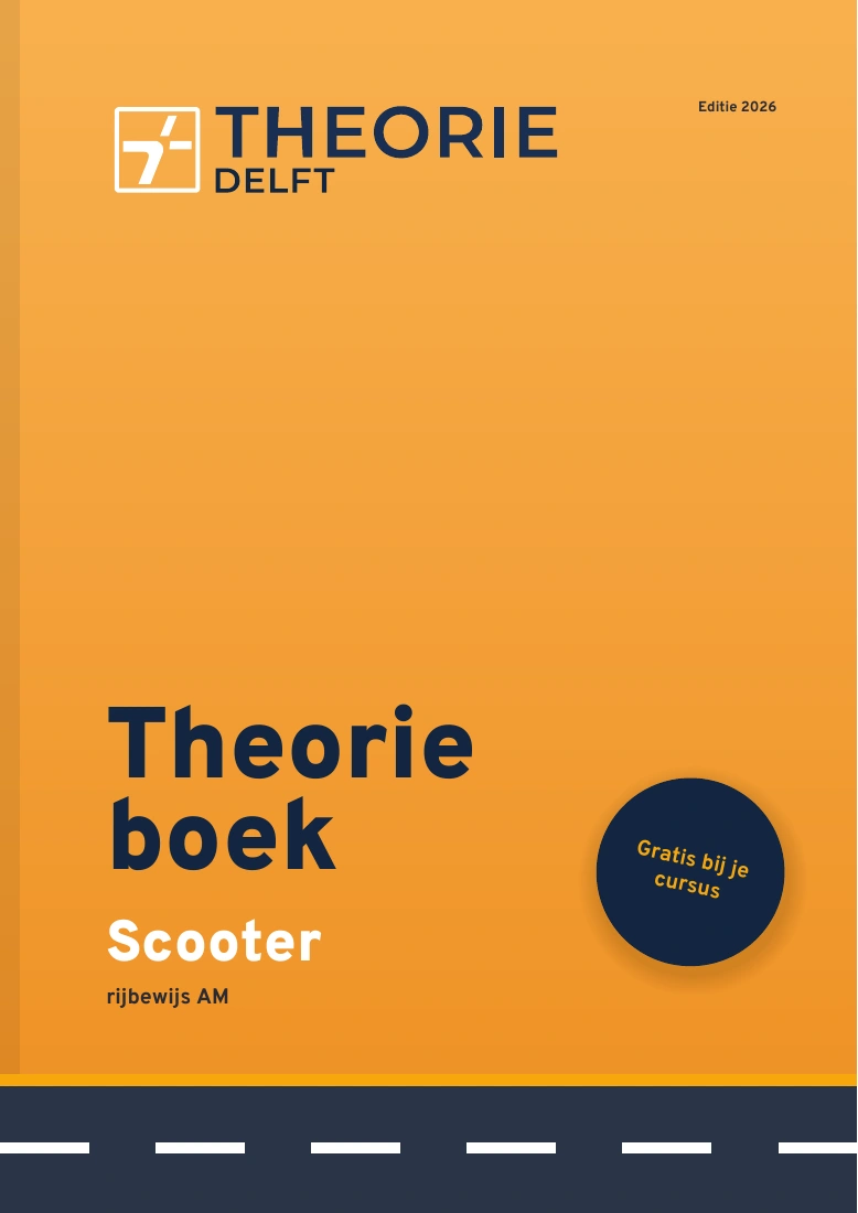 Omslag Theorieboek Scooter, rijbewijs AM